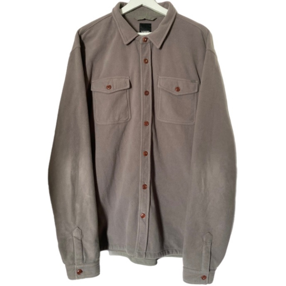 Vuori Aspen Shacket Men's XL French Terry Polartec Button Down Pocket Flannel